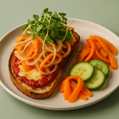 Marinara Garden Toast